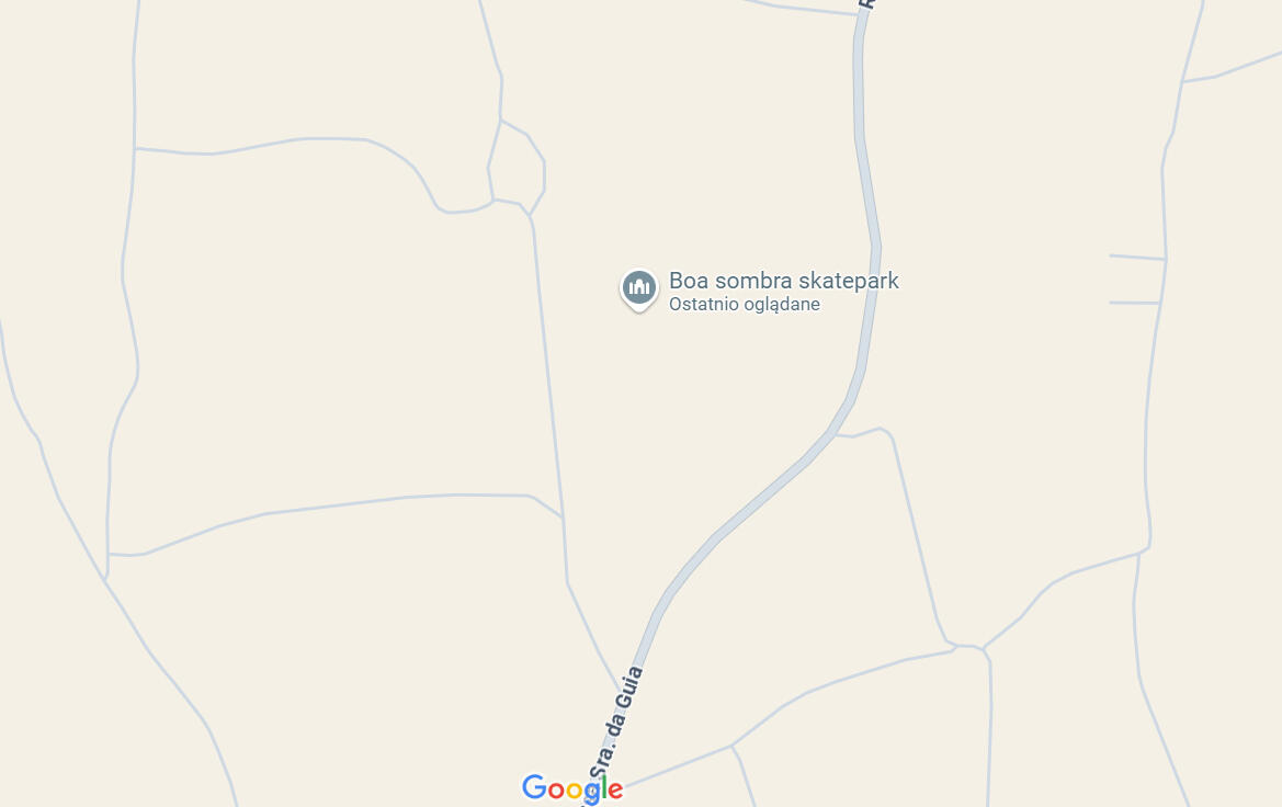 Image of an Map with location of boa sombra skatepark